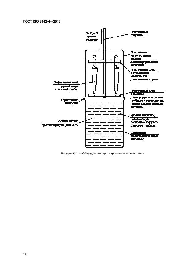 ГОСТ ISO 8442-4-2013,  14.