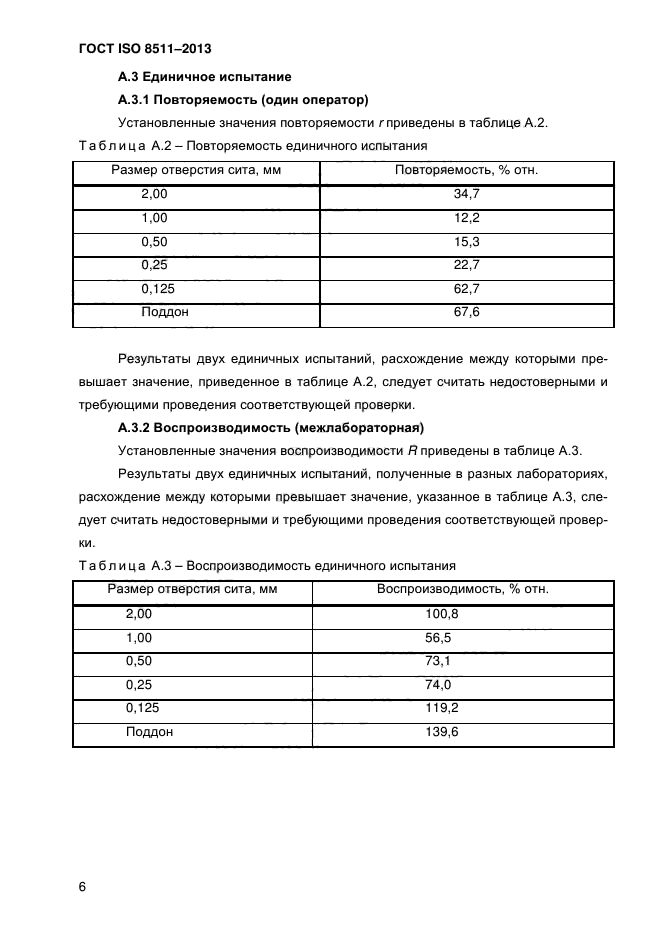 ГОСТ ISO 8511-2013,  10.