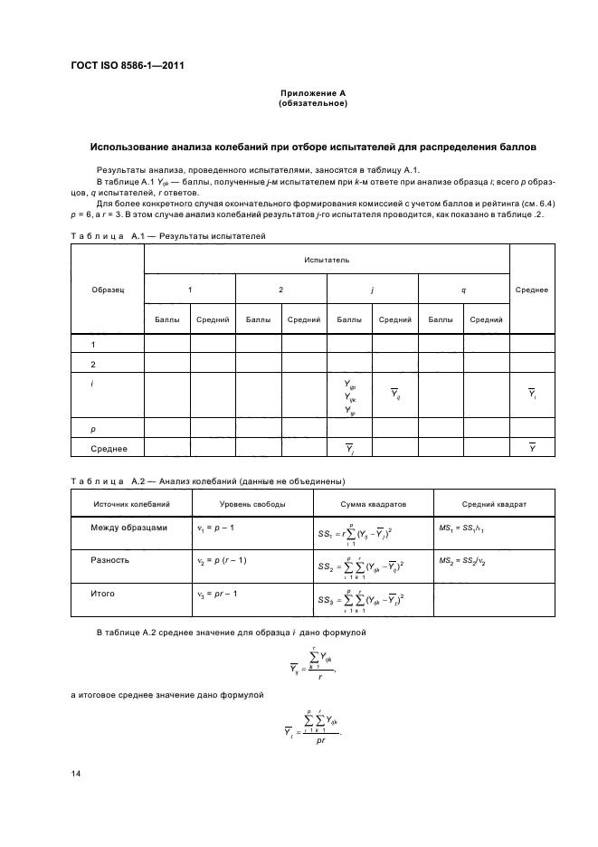 ГОСТ ISO 8586-1-2011,  20.