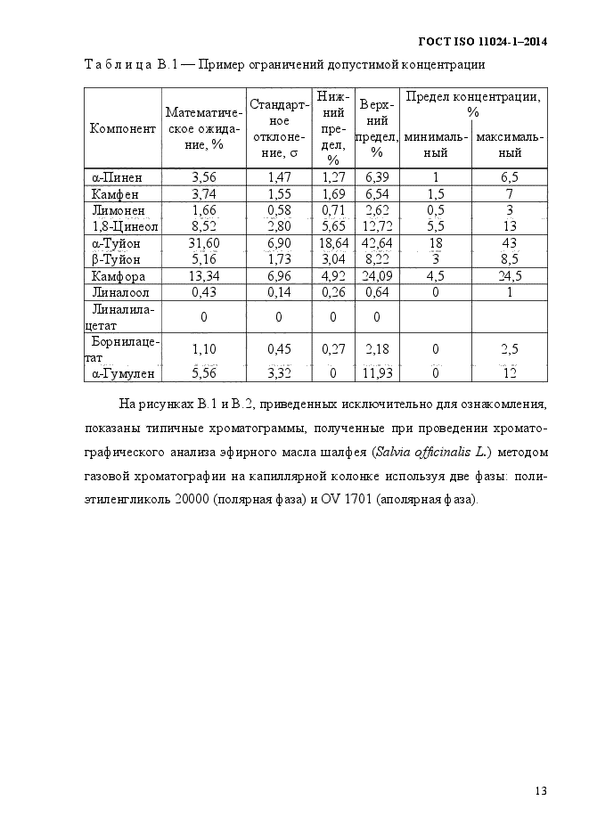 ГОСТ ISO 11024-1-2014,  17.