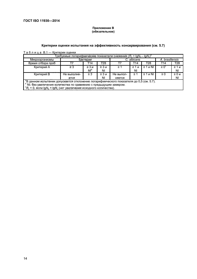 ГОСТ ISO 11930-2014,  18.