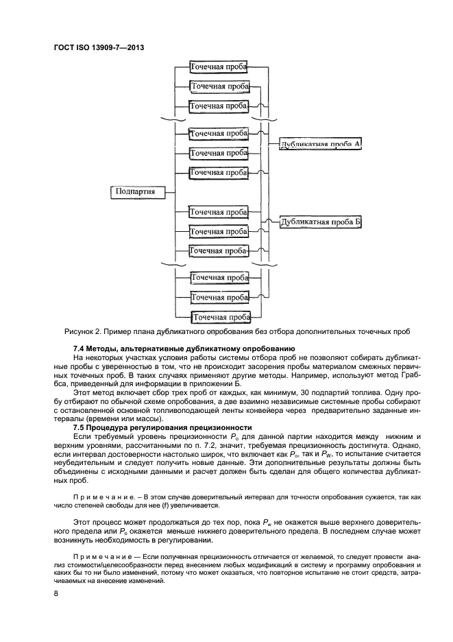 ГОСТ ISO 13909-7-2013,  13.