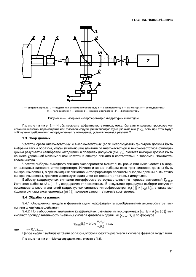 ГОСТ ISO 16063-11-2013,  15.