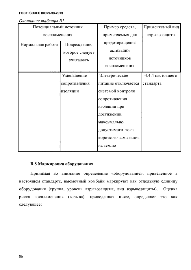 ГОСТ ISO/IEC 80079-38-2013,  95.