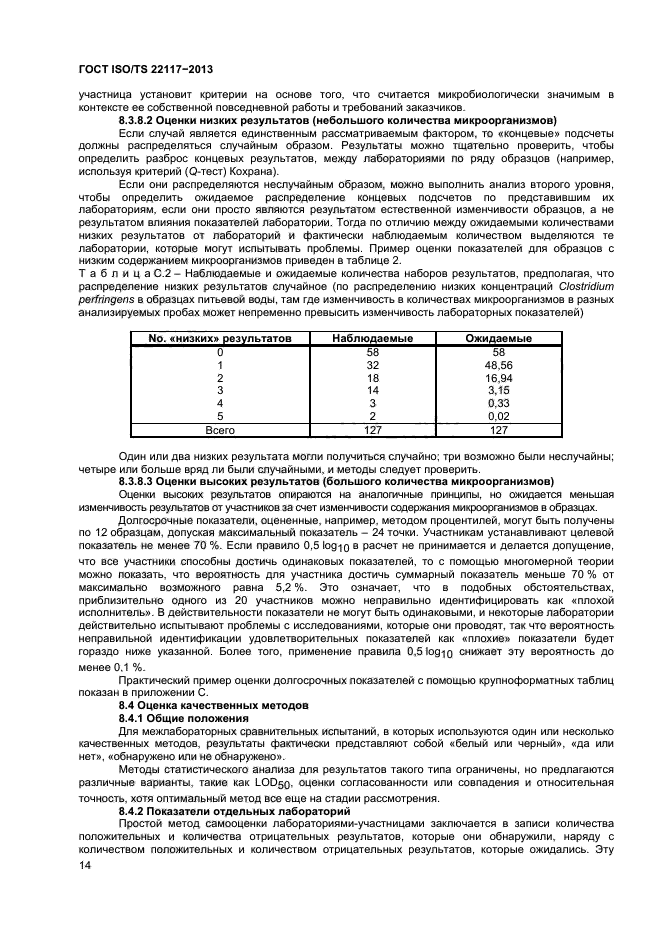 ГОСТ ISO/TS 22117-2013,  20.